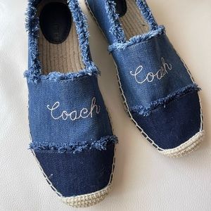 Coach espadrilles, size 7 1/2